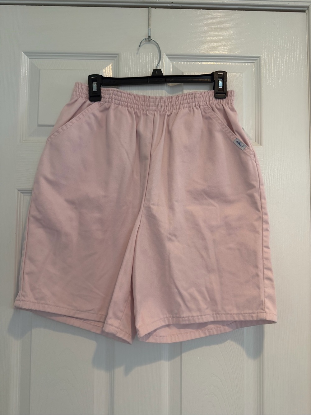 Women’s CHIC VTG Pink Elastic-Waist Casual Shorts